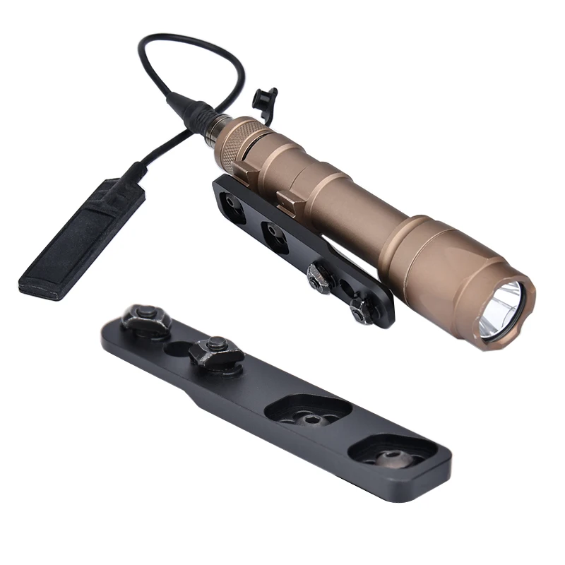 WADSN M300 M600 M300A M600C linterna táctica LED blanca con Base de M-LOK, accesorios para armas de caza - imagen 5