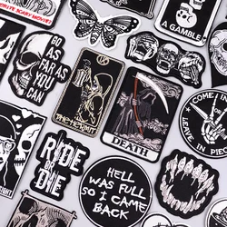 The Death parche bordado calavera para ropa y mochila – Apliques