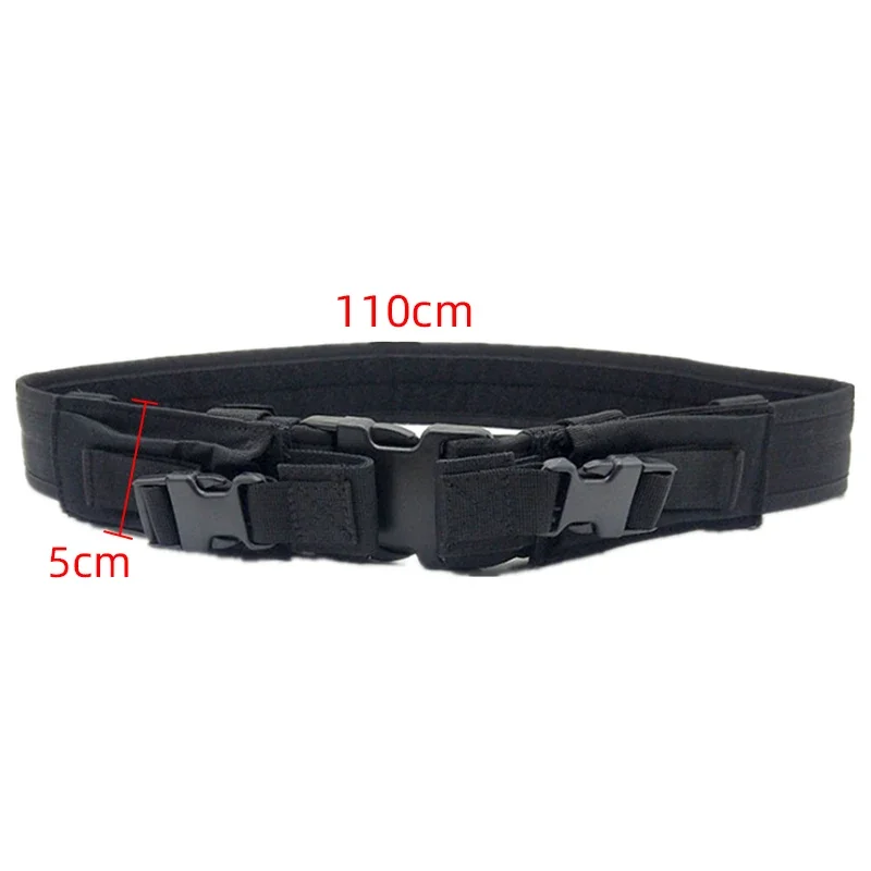 Sistema de equipo de caza, cinturón táctico para hombres, soporte de cintura, cinturón de utilidad de combate de seguridad con bolsas para revistas - imagen 4