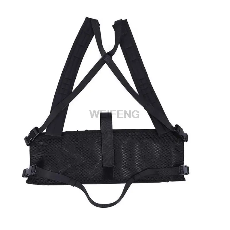 Chaleco táctico Molle, aparejo de pecho militar de 5,56mm, soporte para cargador, bolsa frontal para Paintball, Airsoft de caza - imagen 2