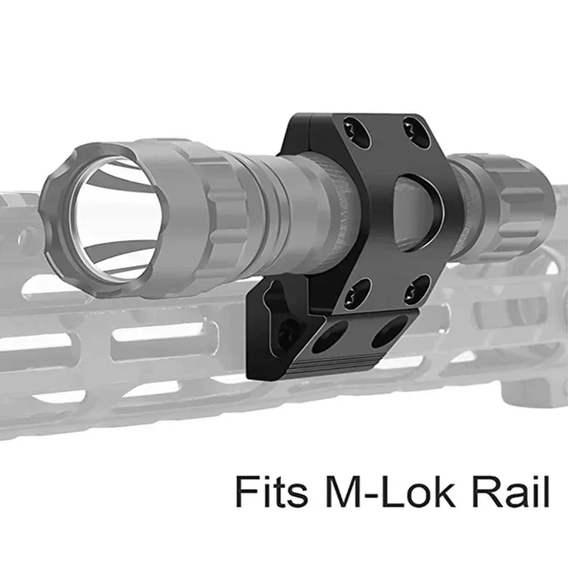 Soporte offset M-LOK 45º para linterna táctica y láser - imagen 4