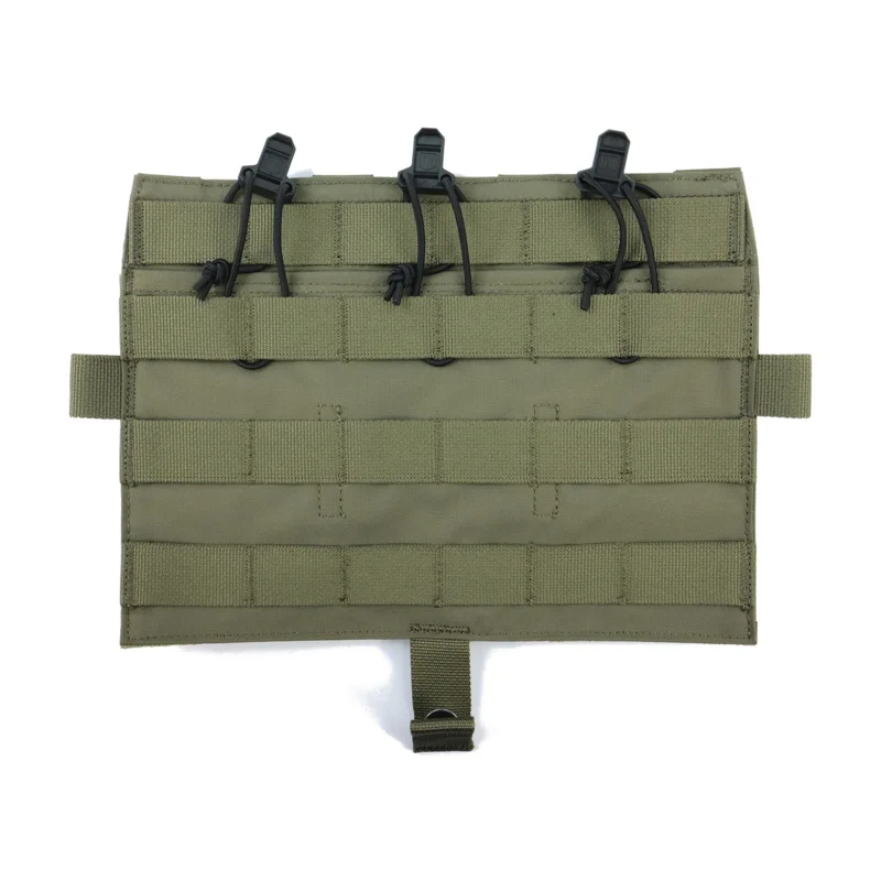 AFG-M041 ApeForceGear solapa desmontable Triple M4 Mag Panel plano para chaleco camping nylon Mini cintura molle airsoft - imagen 4