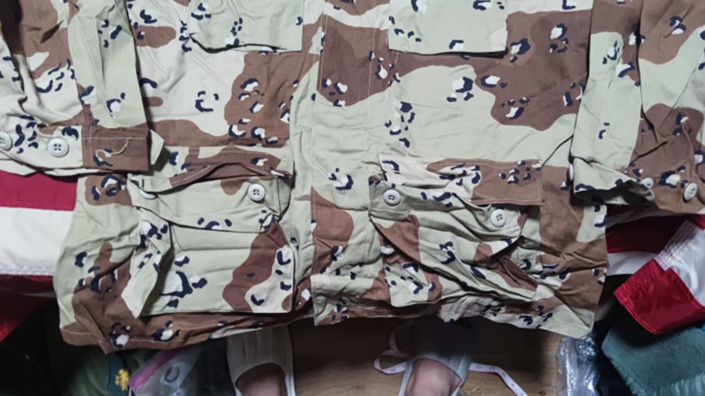 Traje de combate táctico DBDU para exteriores, pantalones militares holgados y versátiles de camuflaje con cordón, pantalones de trabajo, pantalones largos - imagen 5