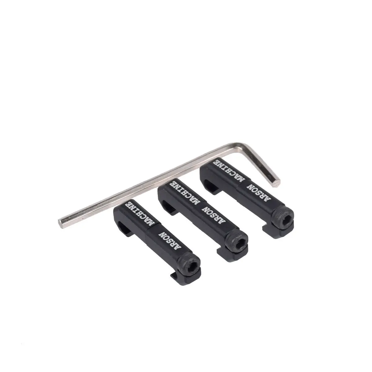 3 unids/set organizador de abrazadera de Cable táctico linterna bloqueo de Cable MLOK interruptor de presión ranura gestión de cables equipo de caza sujeción segura - imagen 5