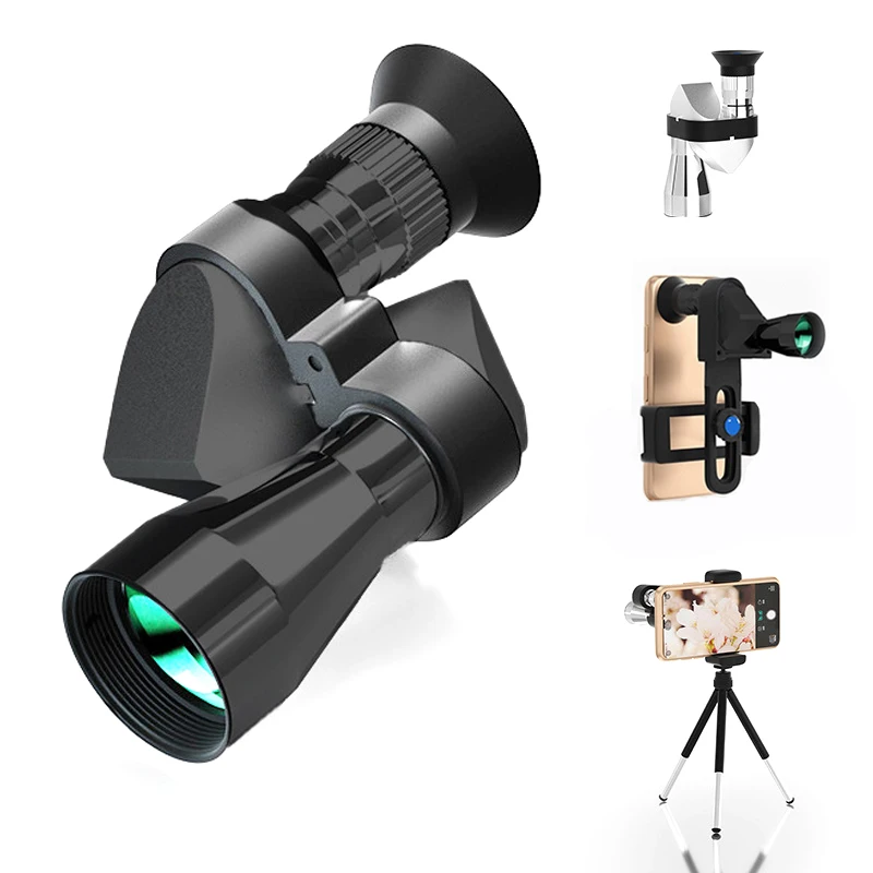 Telescopio Monocular compacto 8X20 para adultos Mini Monocular portátil de mano con adaptador para teléfono inteligente para observación de aves y pesca - imagen 2