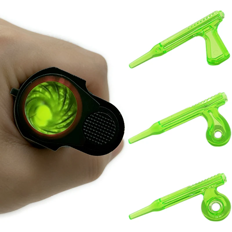 2 unids/set de luz de orificio de pistola verde neón, guía de bandera de cámara de Rifle para inspección de barril de pistola, accesorios de limpieza de mantenimiento