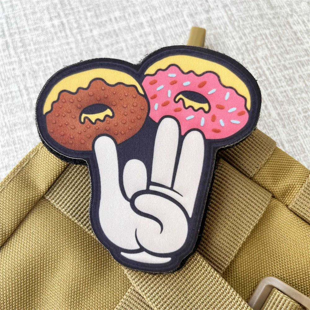 Parches de insignia de moral de perro I CHOOSE VIOLENCE, la paz nunca fue una opción, mochila táctica, pegatina impresa de gancho y bucle - imagen 3