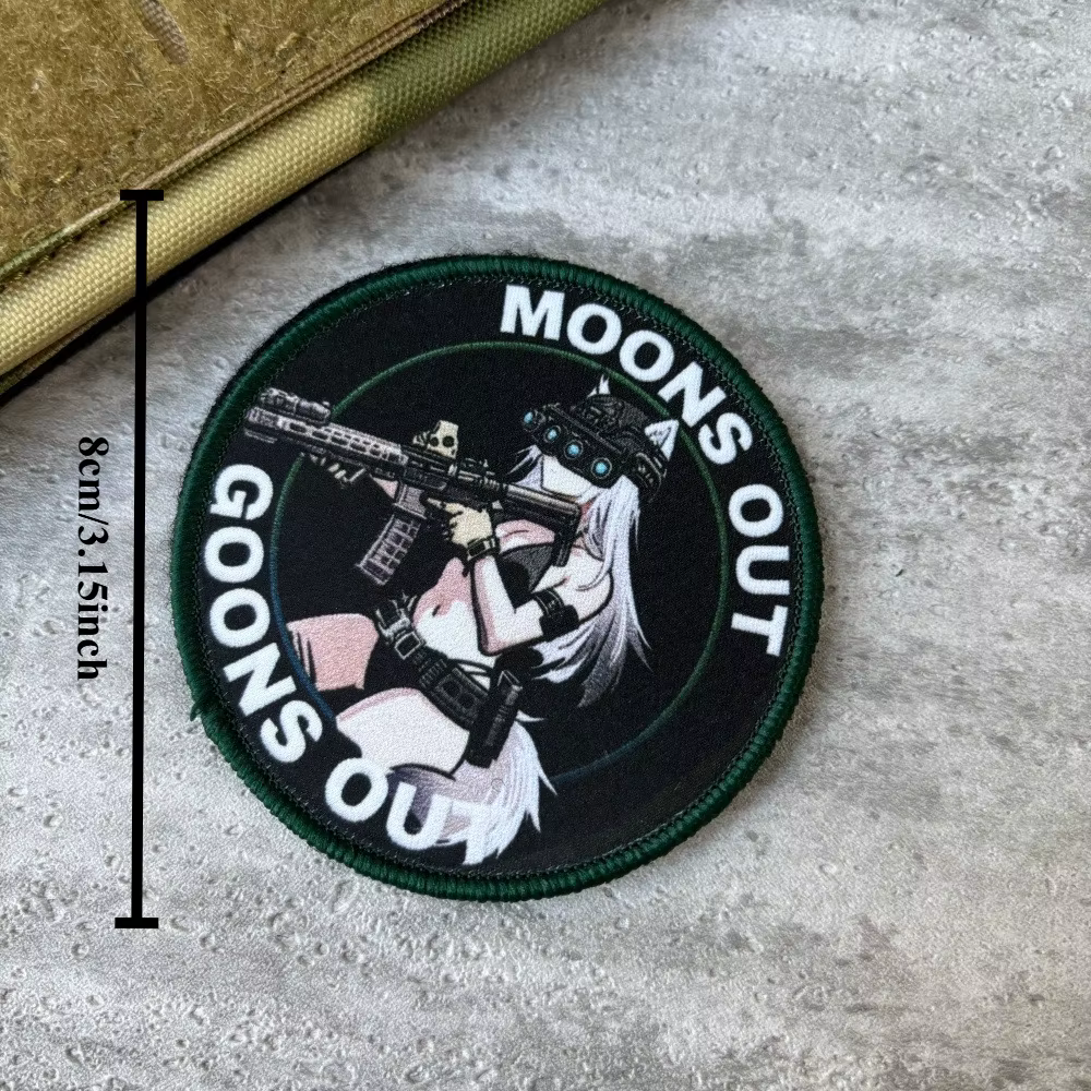 Parche Morale táctico Waifu visión nocturna Velcro – Airsoft - imagen 4