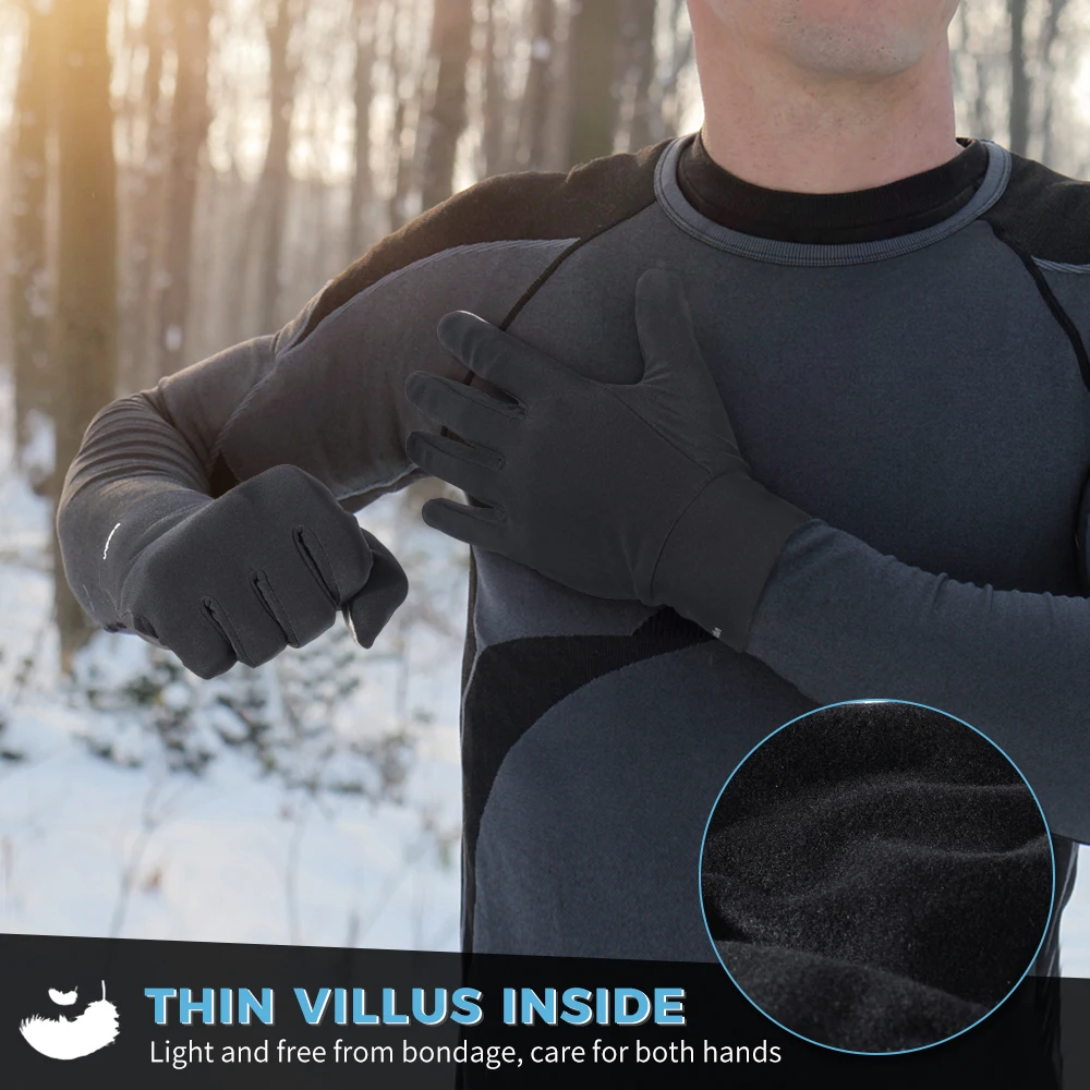 Guantes tácticos de ciclismo para hombre y mujer, guante cálido a prueba de viento, pantalla táctil, deportes, escalada, gimnasio, equipo de equitación - imagen 5