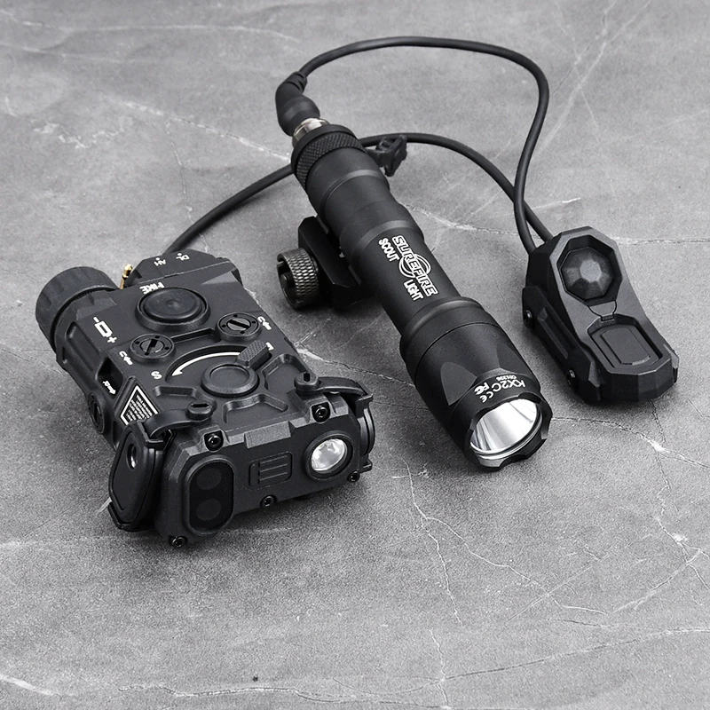 WADSN OGL linterna láser IR roja, verde y azul en pistola mira láser M600C luz de explorador AXON interruptor de enchufe Dual conjunto combinado de engranajes Airsoft - imagen 2