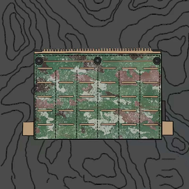 Módulo táctico MOLLE para portadores de panel trasero modular SS LV119