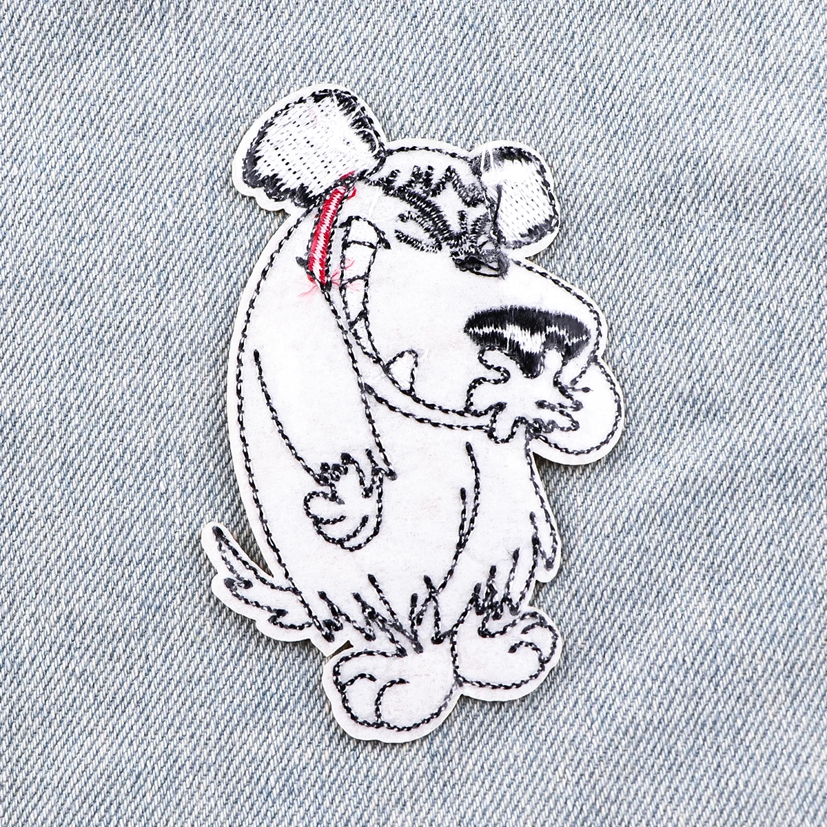 Parche bordado de perro divertido, parche de animales de dibujos animados, lindos parches para planchar para ropa, parches para ropa, pantalones vaqueros, pegatinas para coser - imagen 5