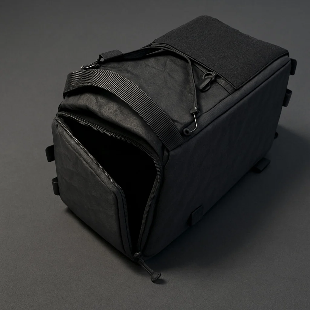 Bolsa bandolera para cámara profesional K2 con inserto acolchado extraíble, bolsa lateral de expansión de bisagra, capacidad para 1 DSLR y 2 lentes