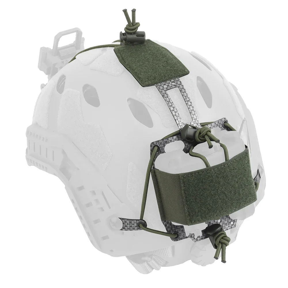 Funda de batería táctica estilo FERRO PVS31 NVG, sistema de retención rápido para casco, accesorio de almacenamiento ajustable para casco Airsoft - imagen 4