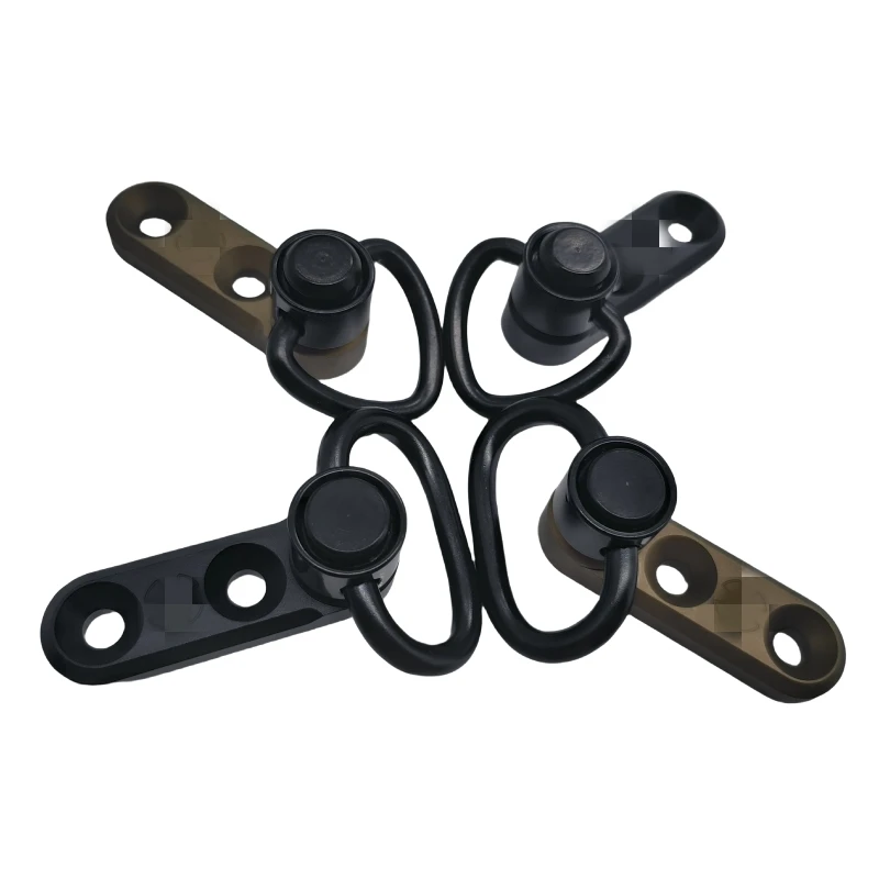 Soporte giratorio táctico CNC Novesk QD de conexión directa N4 QD Base Sling adaptador giratorio para hebilla de correa con botón pulsador - imagen 2