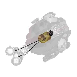 Kit de refuerzo NVG, dispositivo de visión nocturna, correa fija, casco táctico, cuerda de refuerzo para camión volquete, estabilizador de visión nocturna