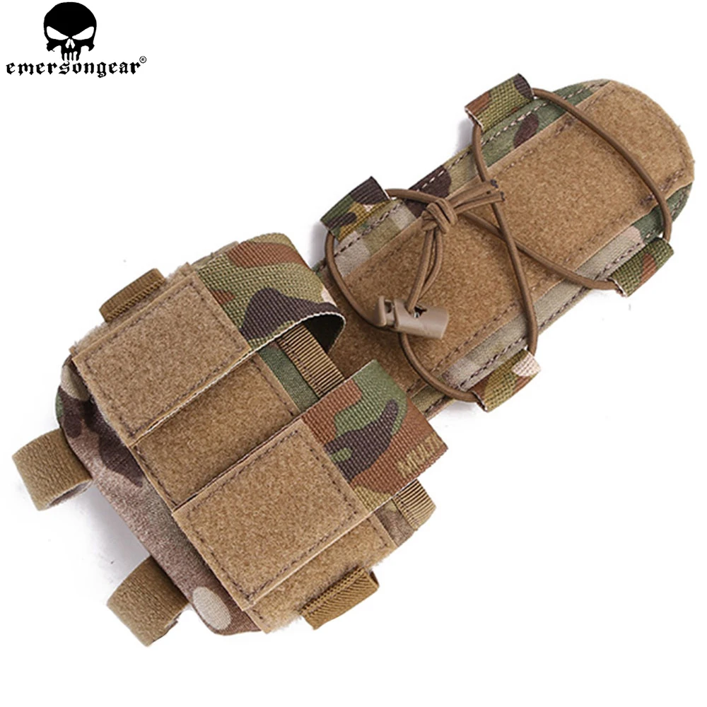 EMERSONGEAR MK2 funda de batería para casco bolsa táctica para casco accesorios de caza bolsa de noche bolsa para casco Multi-camo negro EM9399 - imagen 5