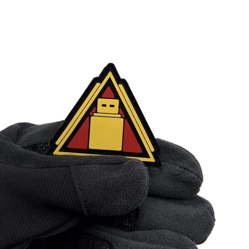 PVC Luminous Tactical Hook and Loop Patch Delta Morale Badge Game Peripheral Armband Military Fan Personalized Backpack Sticker - imagen 3