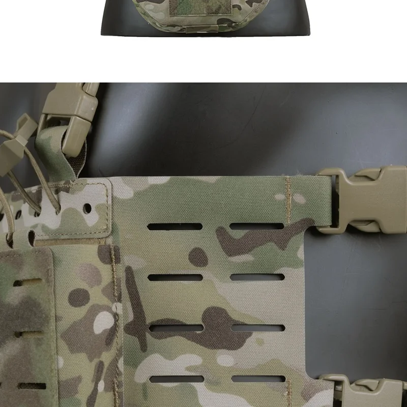 MC Deportes al aire libre Banda para el vientre colgante en el pecho MOLLE con corte láser simple - imagen 5