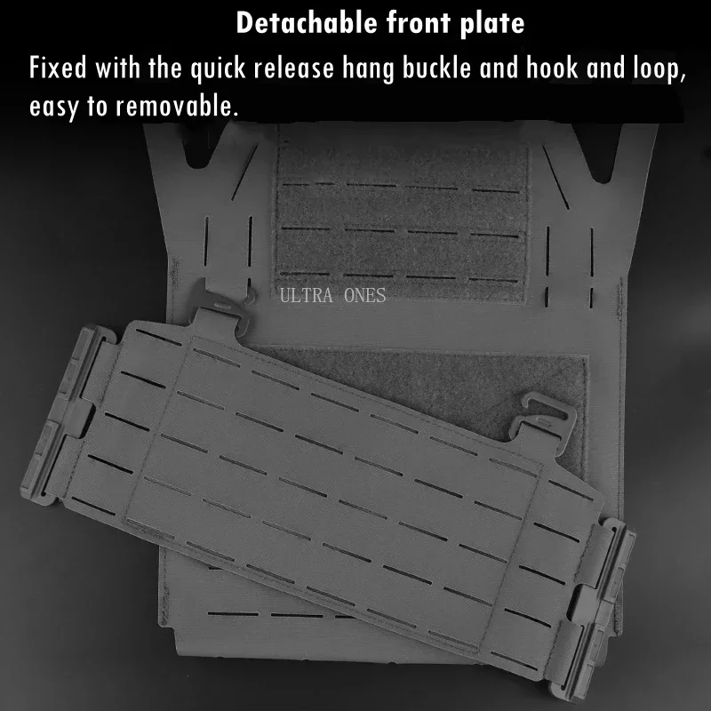 Chaleco de caza al aire libre, armadura corporal táctica, portador de placa Molle, tiro, Paintball, juego CS, chalecos Airsoft, equipo de combate - imagen 5