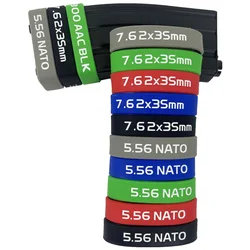 Bandas identificadoras tácticas para cargadores de rifle AR verde
