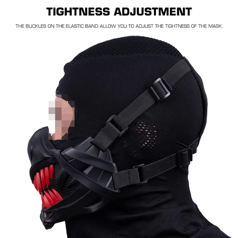 Máscara táctica de malla estilo murciélago para Airsoft - imagen 2