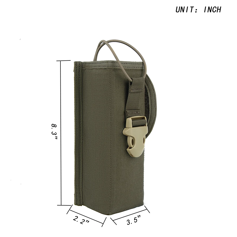 Bolsa táctica Molle para walkie-talkie PRC148/152, riñonera de bolsillo, funda de transporte para interfono portátil - imagen 2