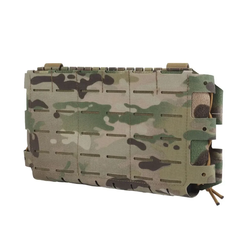 Bolsa táctica Triple para revistas, bolsa Molle de camuflaje ARC V3, bolsas para revistas con corte láser, portador de placa Airsoft, bolsa con Clip Airsoft M4 AR15 - imagen 4