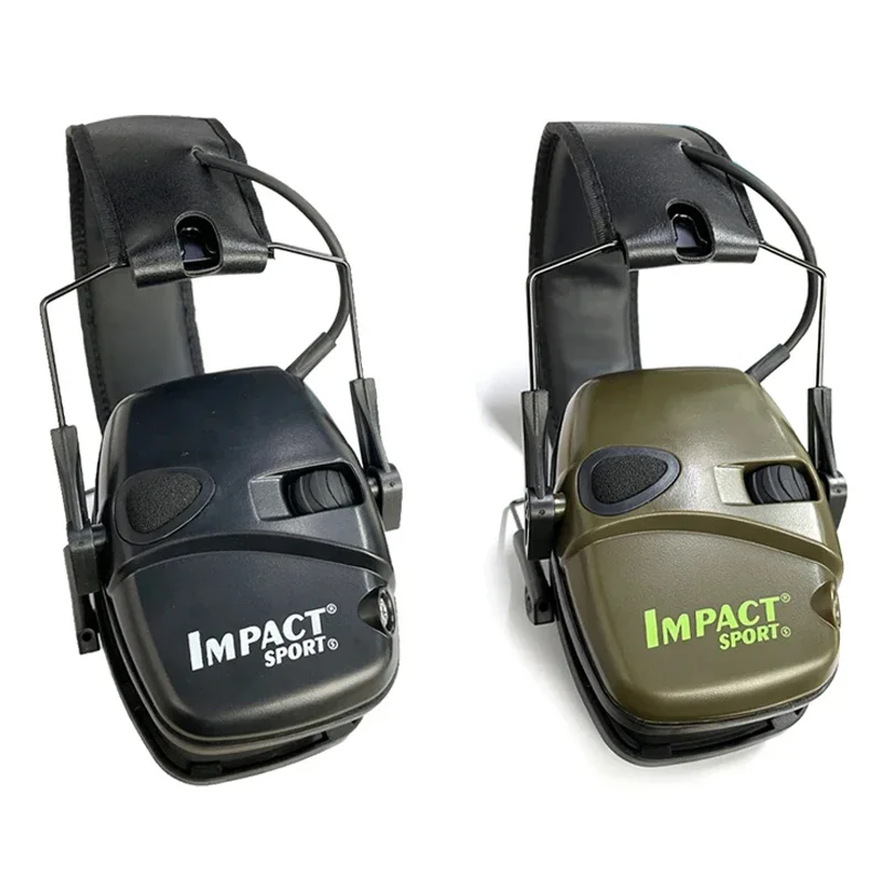 Protectores auditivos tácticos, auriculares electrónicos, orejeras de amplificación de sonido para caza, cascos antiruido para disparar - imagen 2