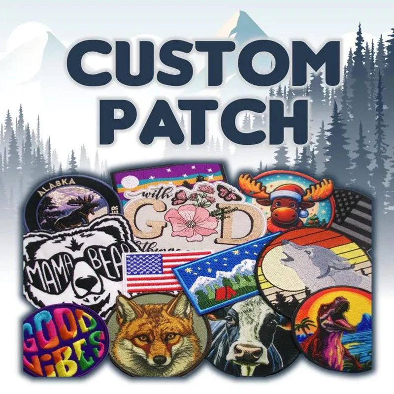 Custom Embroidery Patches for Clothing Customize Your Personalized Exclusive Logo/Name/Design Hook Look/Iron On Applique Clothes - imagen 2