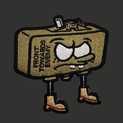 Parche de animales divertido, tácticas, insignias bordadas de moral, gancho y bucle, mochila, accesorios de decoración de ropa, pegatinas, brazalete