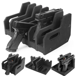 Nuevo Soporte de almacenamiento para pistola con 6 ranuras, soporte Universal para pistola de espuma, soporte para exhibición, estante táctico para pistola para organizador de gabinete