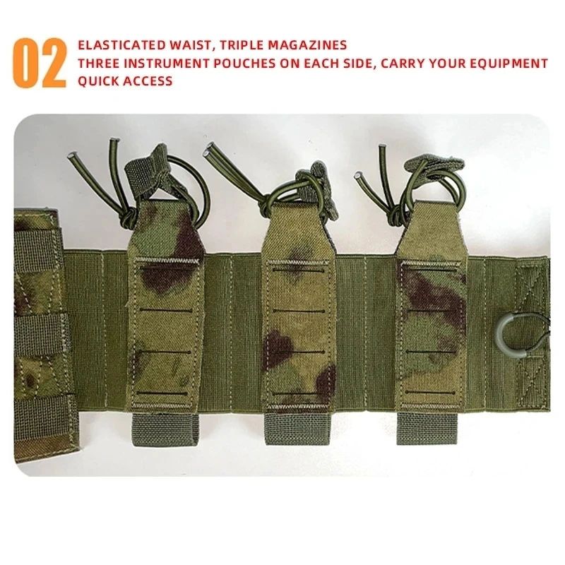 Chaleco de combate ligero de liberación rápida, ropa táctica de caza, corte láser, equipo negro, novedad de 6094 - imagen 4