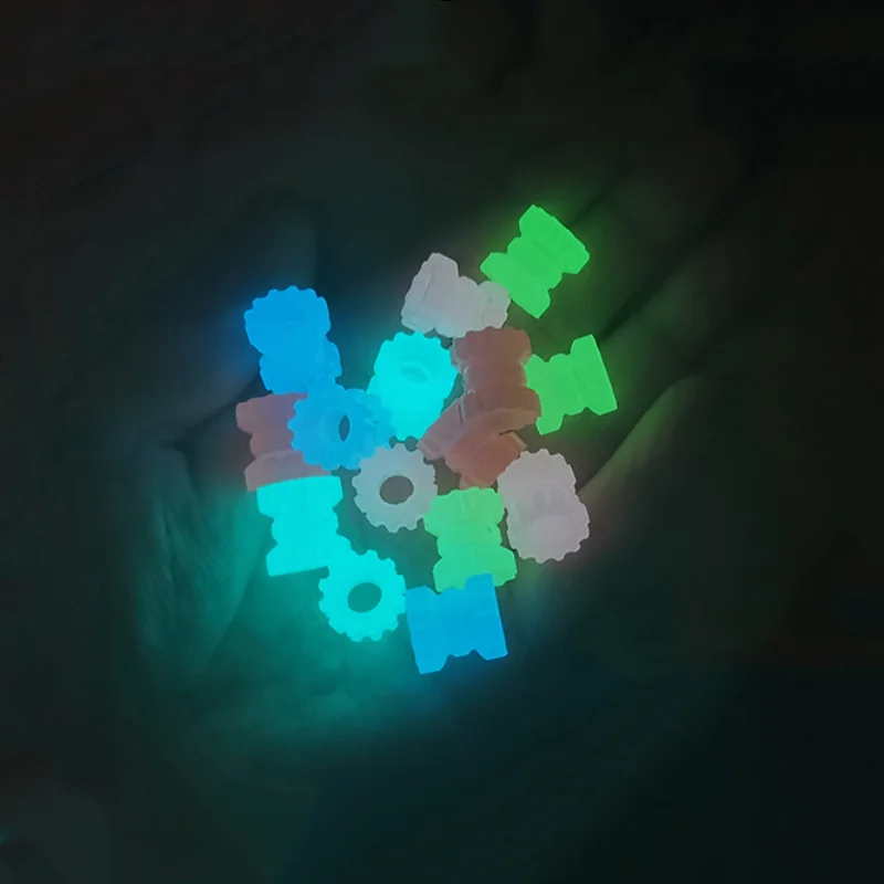 Hebilla de cola luminosa, accesorios para mochila táctica para exteriores, tirador de cremallera ABS, mango de cuerda para paraguas, herramientas de cordón colgante para cuchillo EDC - imagen 4