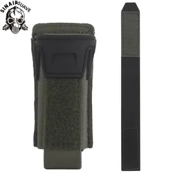 SINAIRSOFT-bolsa para Airsoft Mag de 9MM, bolsa para revista de pistola con placa de cubierta protectora, cinturones tácticos MOLLE de liberación rápida, equipo