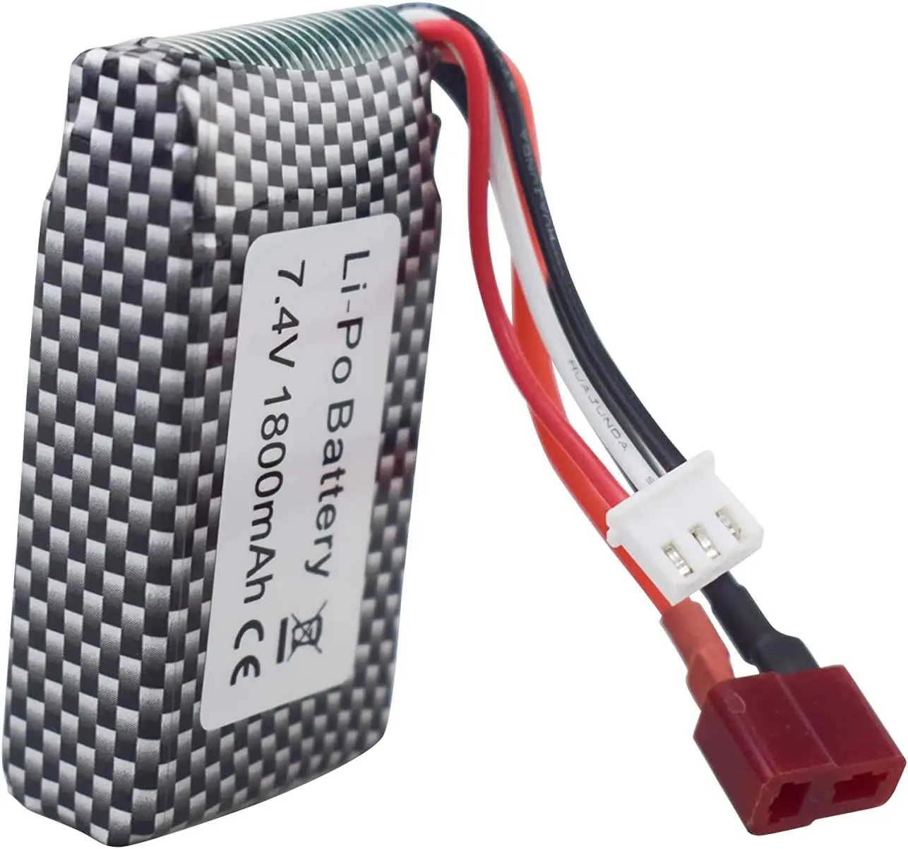 Batería Lipo con enchufe T de 7,4 V y 1800mah, cargador 2 en 1 para WLTOYS, A959-B, A969-B, A979-B, 144001 RC, vehículo todoterreno de alta velocidad - imagen 5
