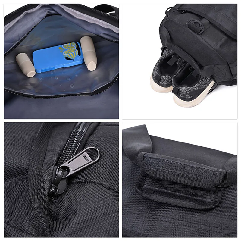 Bolsa de viaje para gimnasio y Fitness, bolso para exteriores, mochila para hombre y mujer, entrenamiento diario, viaje informal, bolsas de almacenamiento multifuncionales de gran capacidad - imagen 5