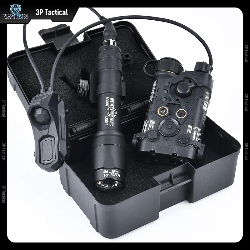 WADSN NGAL láser rojo verde azul punto IR Aimming táctico Surefir M600C M300A linterna interruptor AXON Airsoft Scout Accesorios - imagen 3