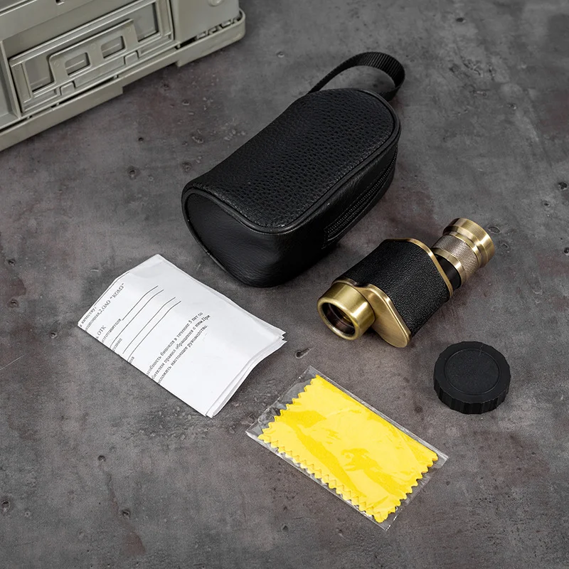 Mather alemán 8x24 Monocular HD Zoom telescopio cobre impermeable a prueba de golpes adultos caza militar portátil gafas de francotirador - imagen 5