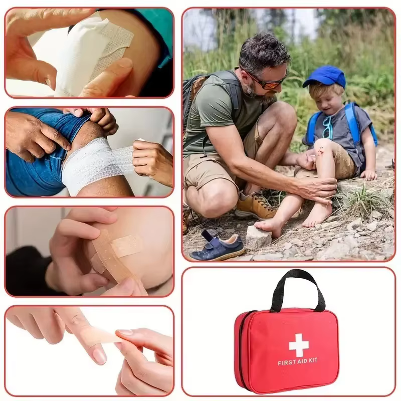 Bolsa médica botiquín primeros auxilios senderismo acampada rescate - imagen 3