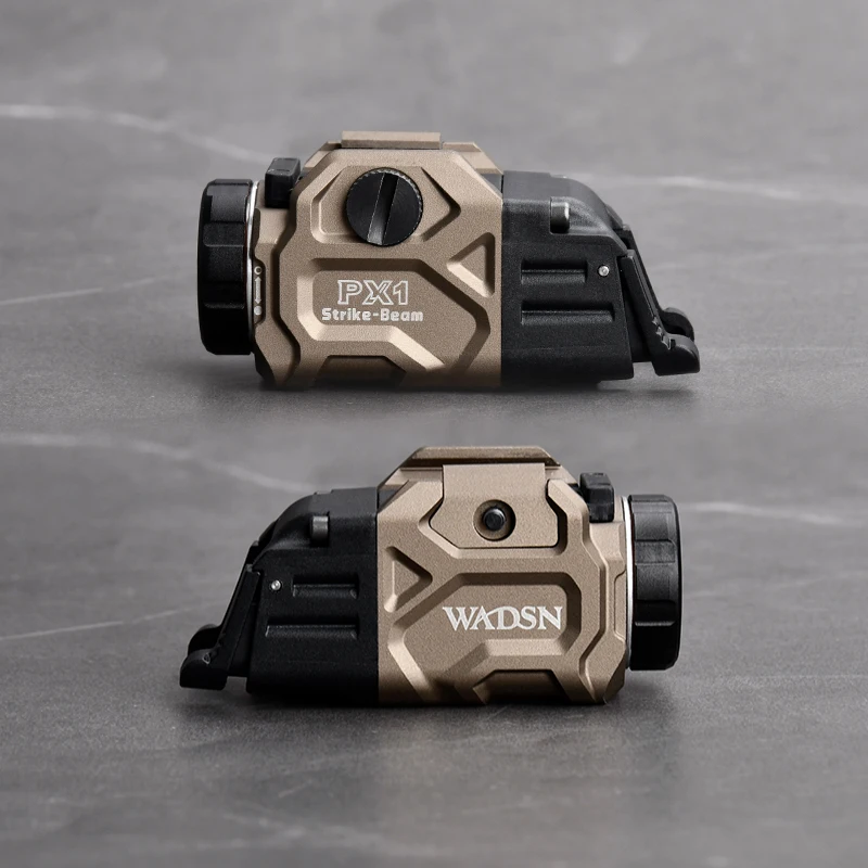 Luz de pistola táctica KDA PX1 WADSN Mini lámpara de exploración colgante al aire libre linterna de caza 800 lúmenes para 20mm Rail Airsoft - imagen 4