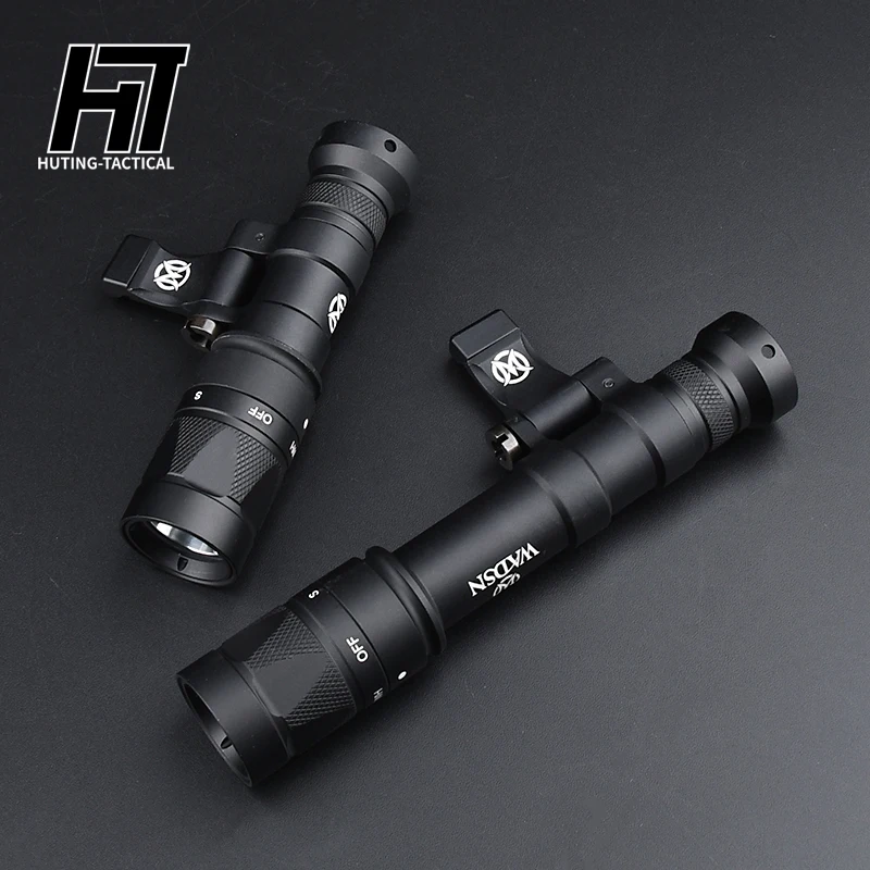 Luz LED blanca para armas M300, M340, M600, M640, con interruptor de cola, linterna de montaje remota constante para caza, Mlok/keymod/Picatinny - imagen 4