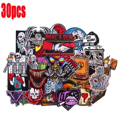 Parche bordado Punk termoadhesivo para ropa militar