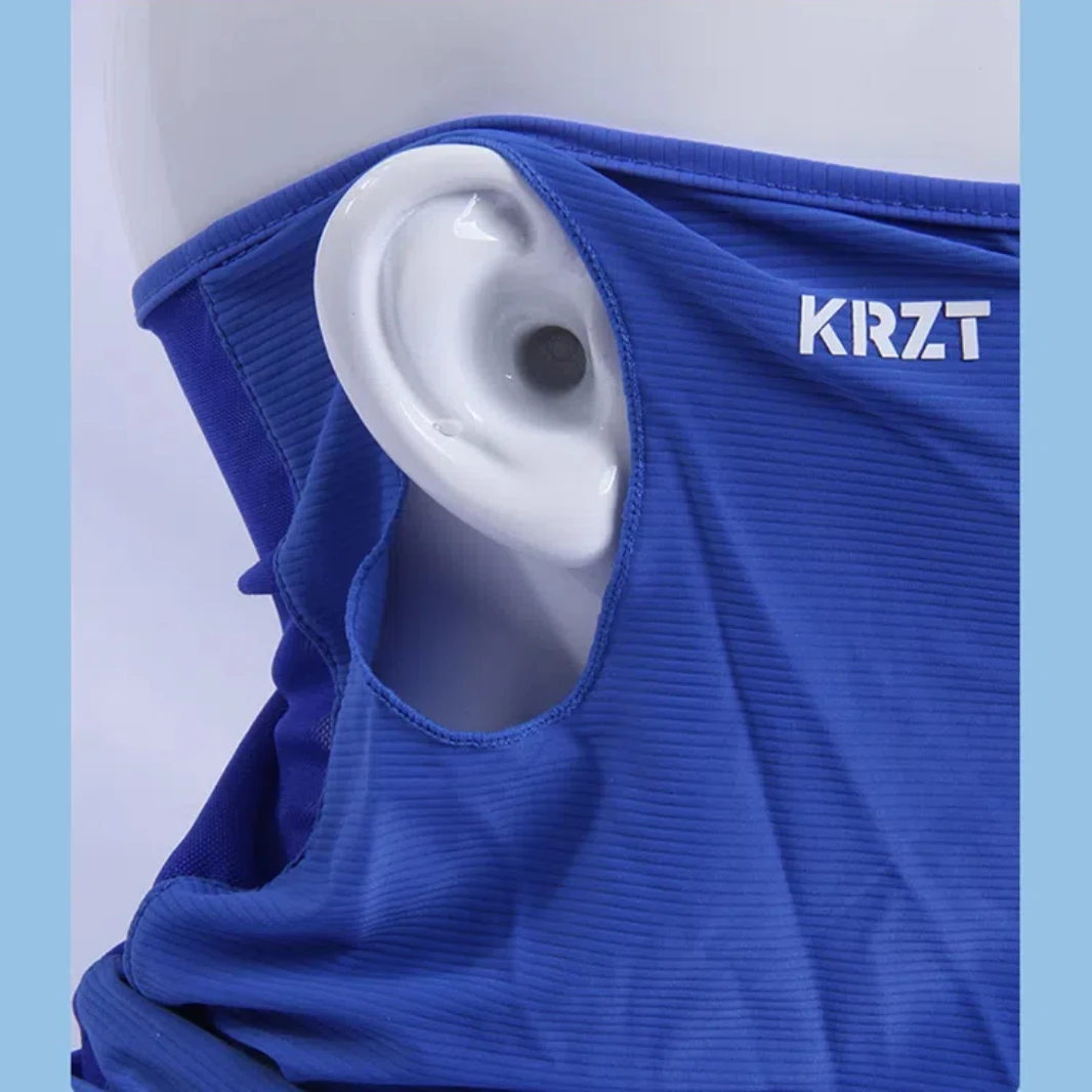 Máscara de protección solar para correr, velo suelto con orejas colgantes, transpirable, para pesca al aire libre, deportes, antipolvo - imagen 2