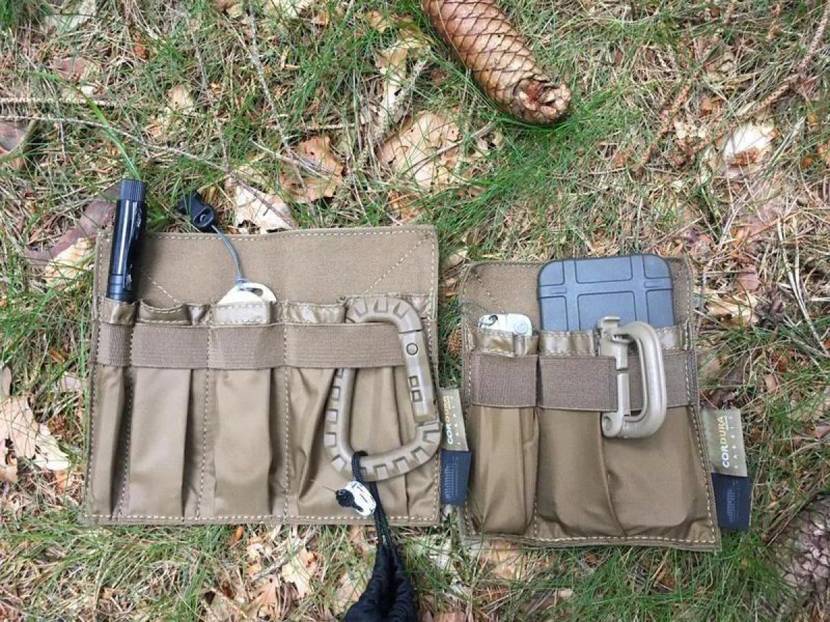 Tablero de acabado EDC Tool, paquete de accesorios de gancho y bucle, tablero de pasta, Camping, senderismo, caza, accesorios de ropa al aire libre - imagen 4