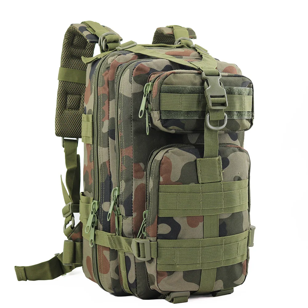 Bolsa 3P mejorada de 20-35L, mochila táctica deportiva para acampar, bolsa de camuflaje para exteriores
