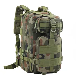 Bolsa 3P mejorada de 20-35L, mochila táctica deportiva para acampar, bolsa de camuflaje para exteriores