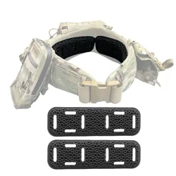 Funda de cintura táctica, cojín elástico 3D, almohadilla de cintura de servicio de patrulla transpirable, almohadilla de entrenamiento multifuncional