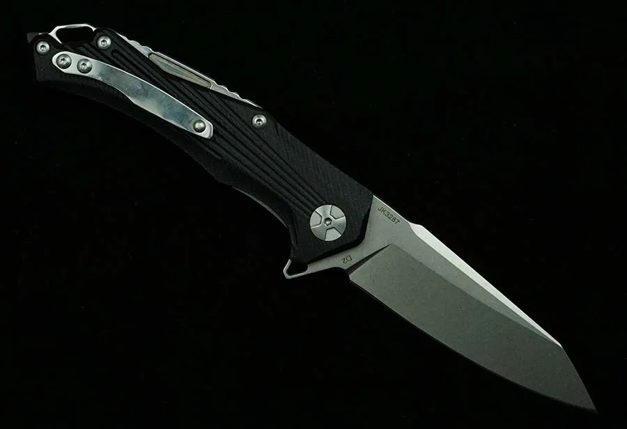 LEMIFSHE JK3287G cuchillo plegable D2 con mango G10 EDC para acampada - imagen 3