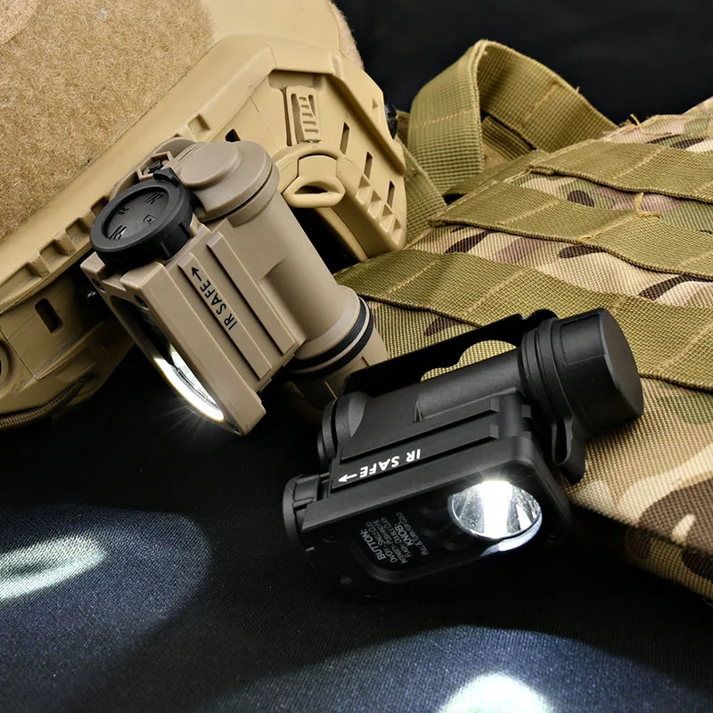 Luz de rescate portátil WADSN Compact II con diadema, luz de señal de flash de iluminación con función IR multifuncional, linterna para casco - imagen 3